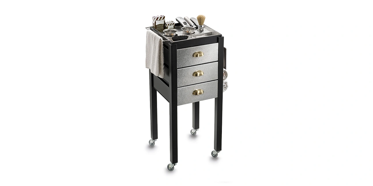 barber salon trolley